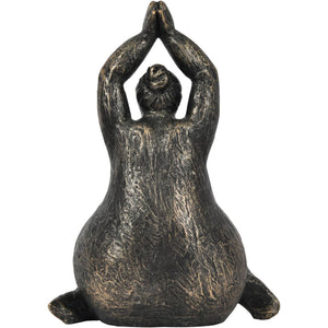 Iris Praying Feminine Form Resin Sculpture by Libra, image 3
