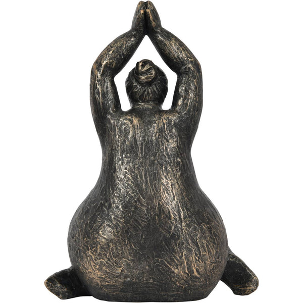 Iris Praying Feminine Form Resin Sculpture by Libra, image 3