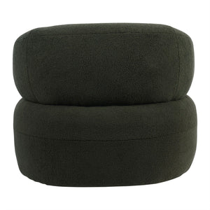 Luna Occasional Chair in Hunter Green Boucle by Libra, image 3