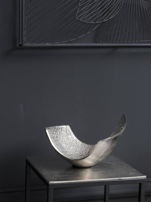 Silver Peel Bowl Small by Libra, image 6