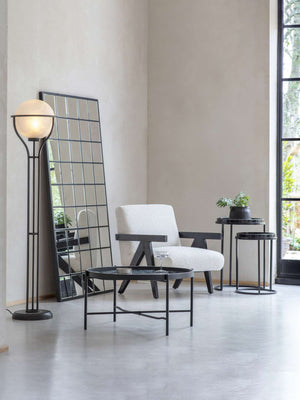 Blakely Floor Standing Cheval Mirror Black 100x180cm by Libra, image 5