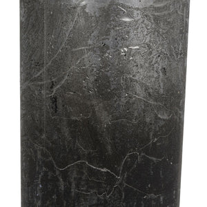 Black and Silver Ombre Pillar Candle 10x20cm by Libra, image 2