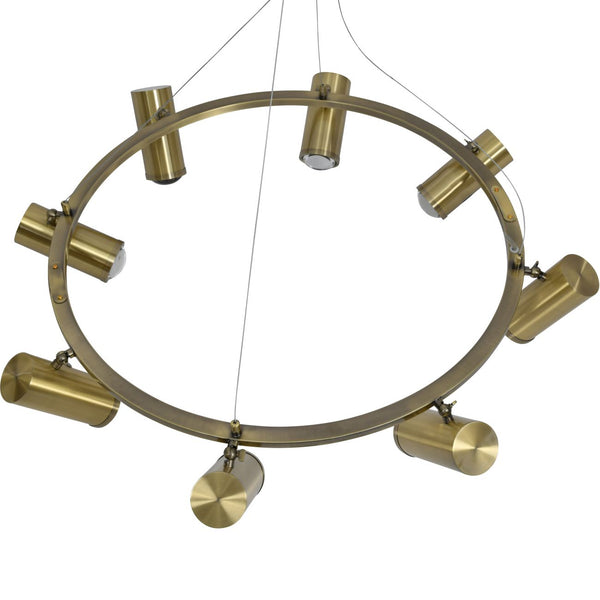 Stukely Eight Spotlight Pendant Lamp by Libra, image 2