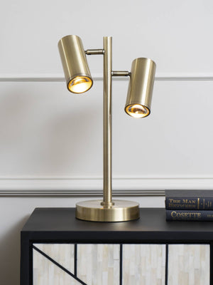 Stukely Double Light Desk Lamp by Libra, image 5