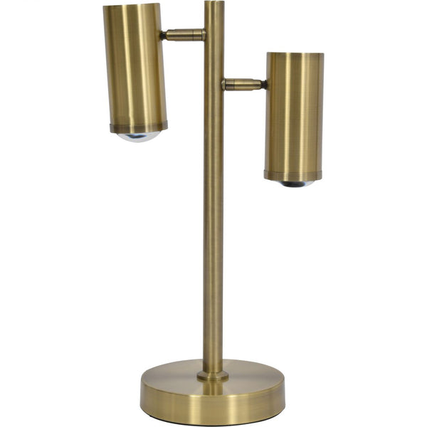 Stukely Double Light Desk Lamp by Libra