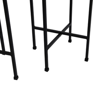 Clyde Floor Standing Nickel Set of 2 Planters by Libra, image 5