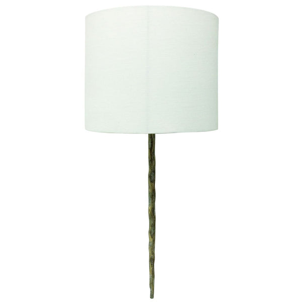 Patterdale Wall Light with Shade in Aged Gold by Libra