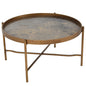 Vienna Antique Gold Atlas Coffee Tray Table