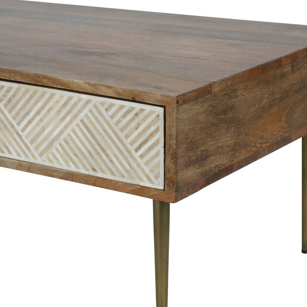 Linden Bone and Mango Wood Coffee Table by Libra, image 5