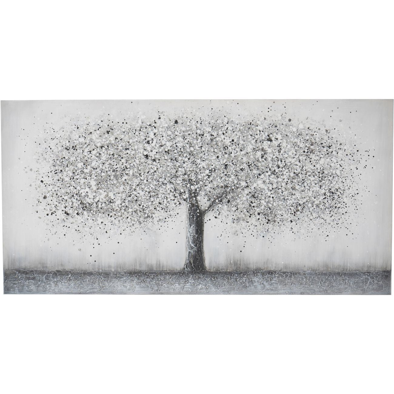 Tonal Tree Canvas 150x75cm