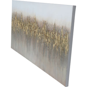 Abstract Golden Reeds Canvas Wall Art 150x75cm by Libra, image 2