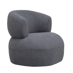Luna Occasional Chair in Grey Boucle by Libra, image 2