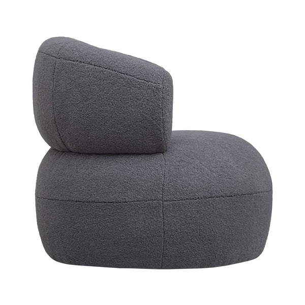 Luna Occasional Chair in Grey Boucle by Libra, image 3