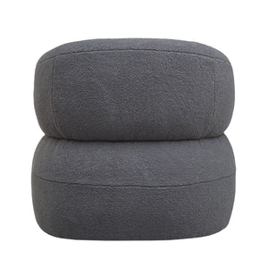 Luna Occasional Chair in Grey Boucle by Libra, image 4