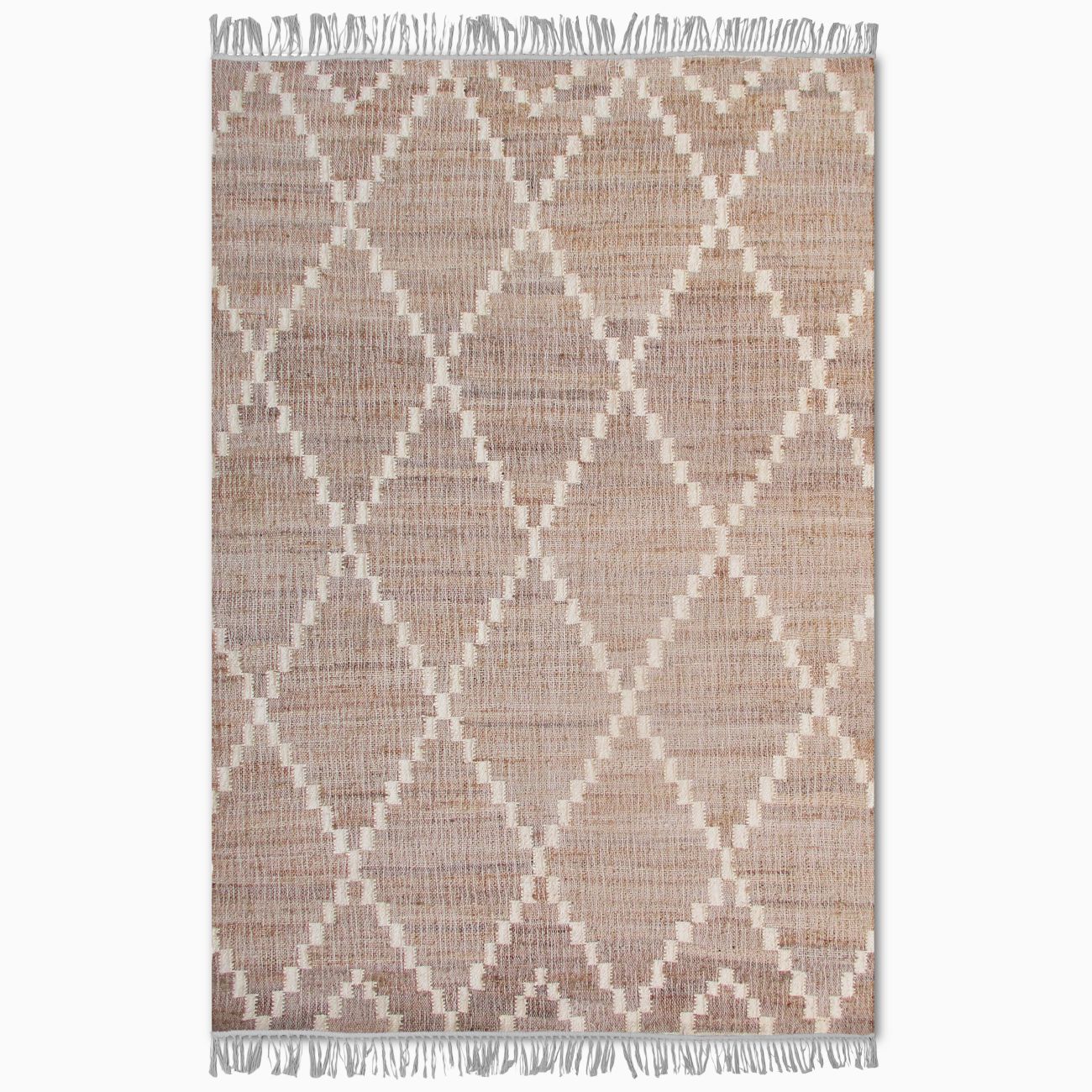 Laridel Punja Kelim Natural & Ivory 160x230cm Jute and Wool Rug