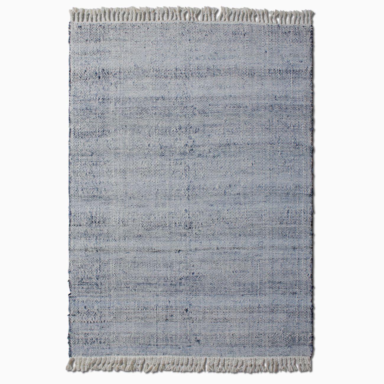 Ernad Hand Woven Grey & Cream 160x230cm Denim & Wool Rug