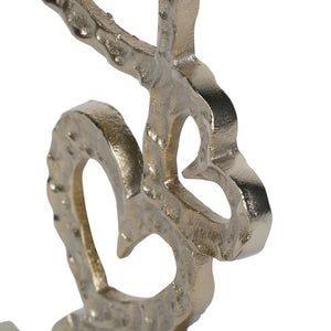 Multi Hearts Sculpture on Black Wooden Base by Libra, image 3