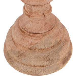 Hand Carved Wooden Finial Sculpture Large by Libra, image 4