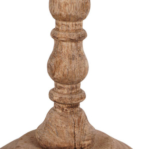 Hand Carved Wooden Finial Sculpture Small by Libra, image 3
