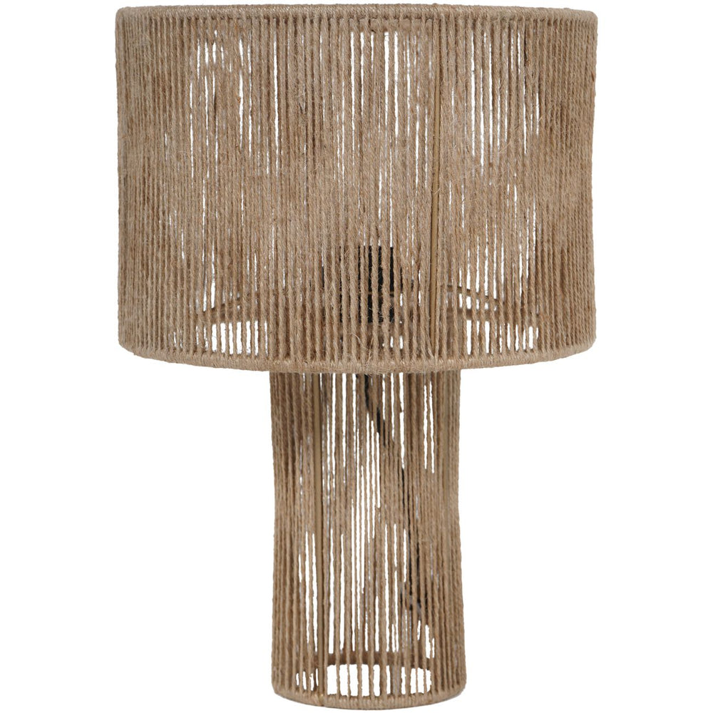 Natrang Mini Jute Table Lamp with Shade by Libra