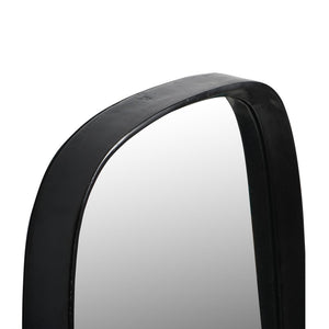 Lloyd Dark Graphite Textured Aluminium Skinny Mirror by Libra, image 5