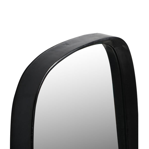 Lloyd Dark Graphite Textured Aluminium Skinny Mirror by Libra, image 5