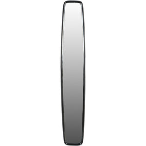Lloyd Dark Graphite Textured Aluminium Skinny Mirror by Libra