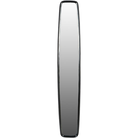 Lloyd Dark Graphite Textured Aluminium Mirror Skinny