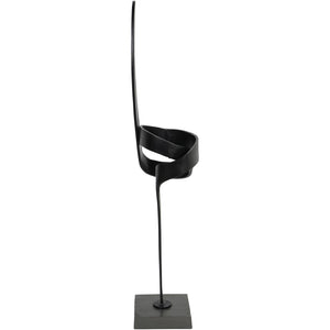 Joshua Textured Brass Aluminium Abstract Sculpture by Libra, image 2