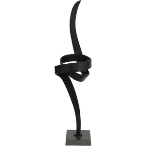 Joshua Textured Brass Aluminium Abstract Sculpture by Libra, image 3