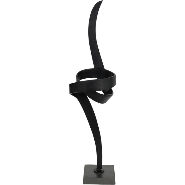 Joshua Textured Brass Aluminium Abstract Sculpture by Libra, image 3