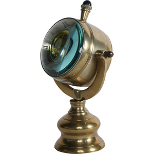 Columbia Antique Brass Finish Mantel Clock by Libra, image 2