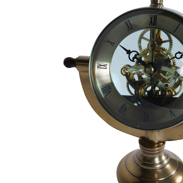 Columbia Antique Brass Finish Mantel Clock by Libra, image 3