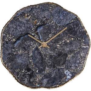 Smokey Agate Mantel Clock 20cm by Libra, image 2