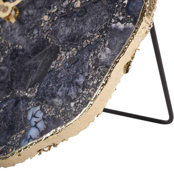 Smokey Agate Mantel Clock 20cm by Libra, image 4