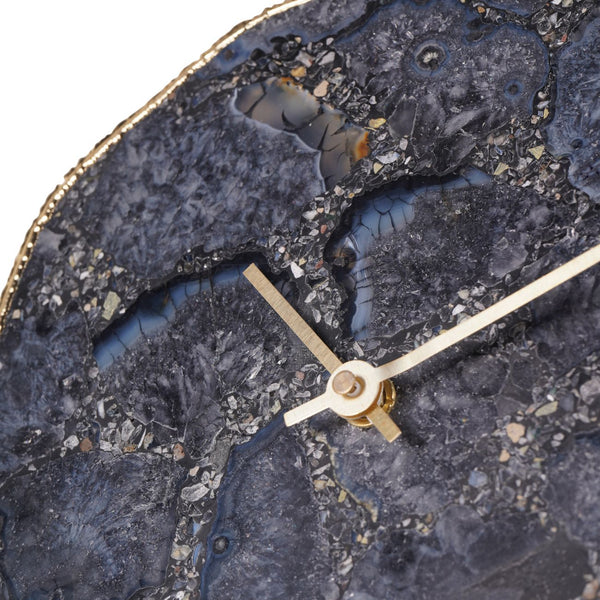 Smokey Agate Mantel Clock 20cm by Libra, image 5