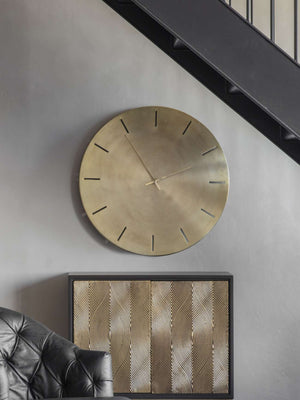 Santa Cruz Gold Metal Wall Clock 76cm by Libra, image 6