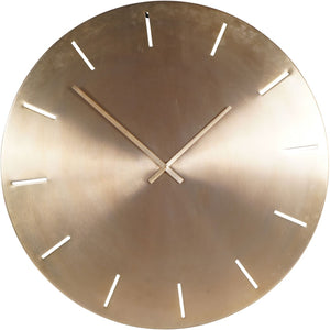 Santa Cruz Gold Metal Wall Clock 76cm by Libra