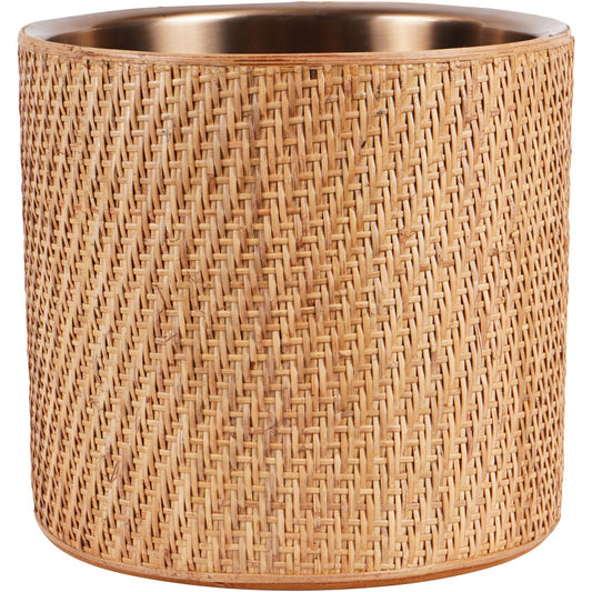 Rattan Dusky Gold Champagne Cooler