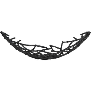 Twig Oval Bowl Black Small by Libra