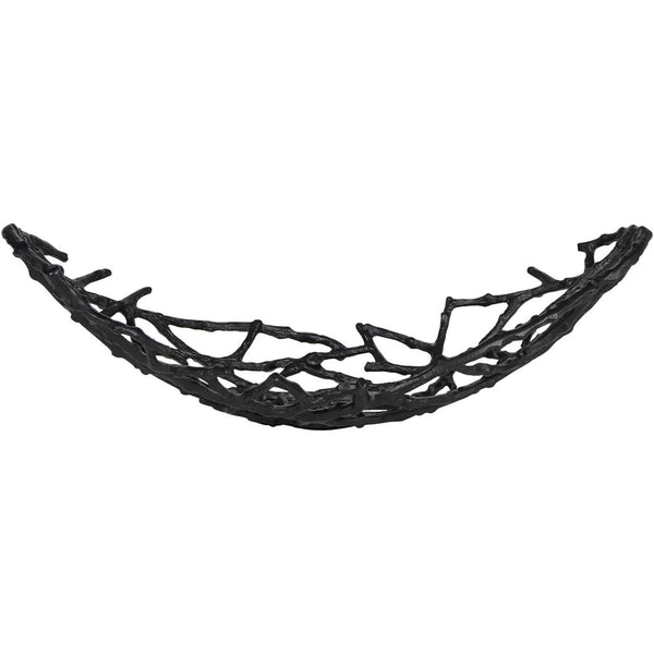 Twig Oval Bowl Black Small by Libra