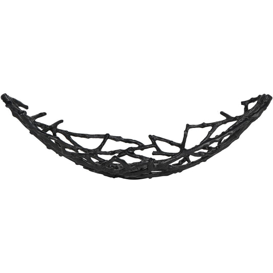 Twig Oval Bowl Black Small