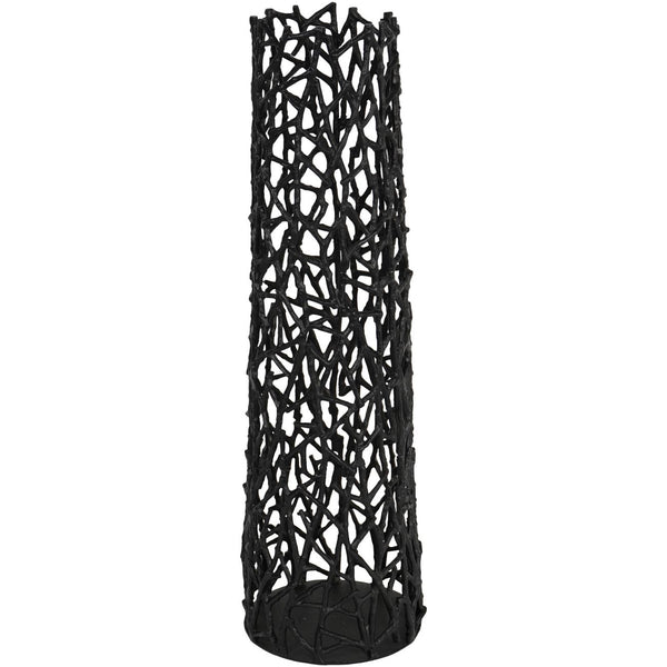 Twig Black Sculpture Vase Small by Libra, image 2