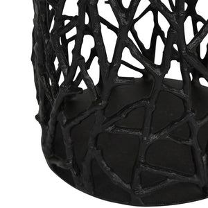 Twig Black Sculpture Vase Small by Libra, image 5