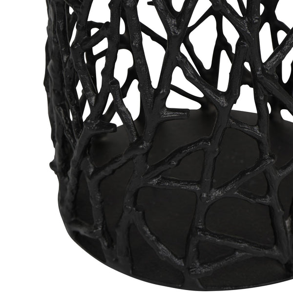 Twig Black Sculpture Vase Small by Libra, image 5