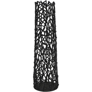Twig Black Sculpture Vase Small by Libra