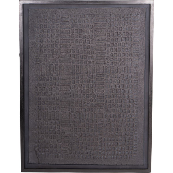 Trenton Large Black Framed Papier Mache Wall Art Design 2 100x130cm by Libra