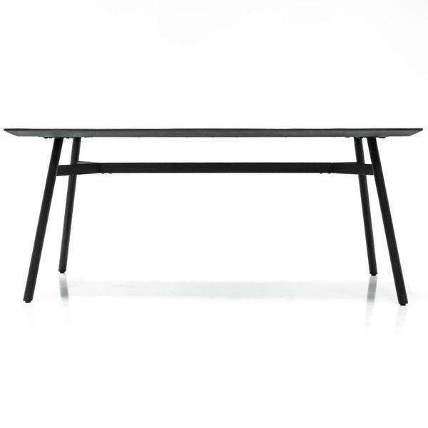 Bronks Black Acacia Fixed Dining Table 180cm by Libra, image 2