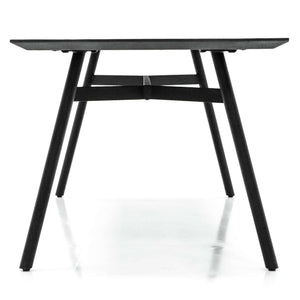 Bronks Black Acacia Fixed Dining Table 180cm by Libra, image 3