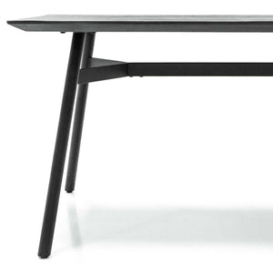 Bronks Black Acacia Fixed Dining Table 180cm by Libra, image 5